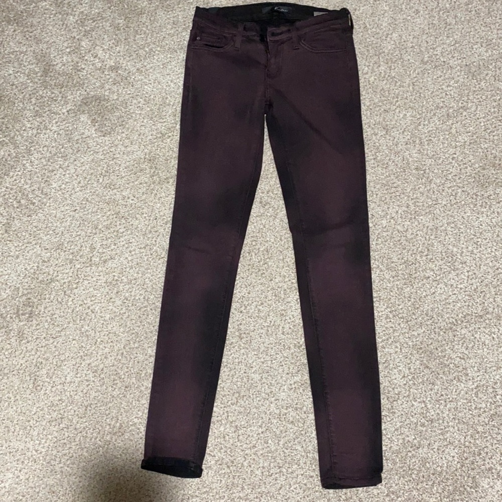 Colored skinny jeans